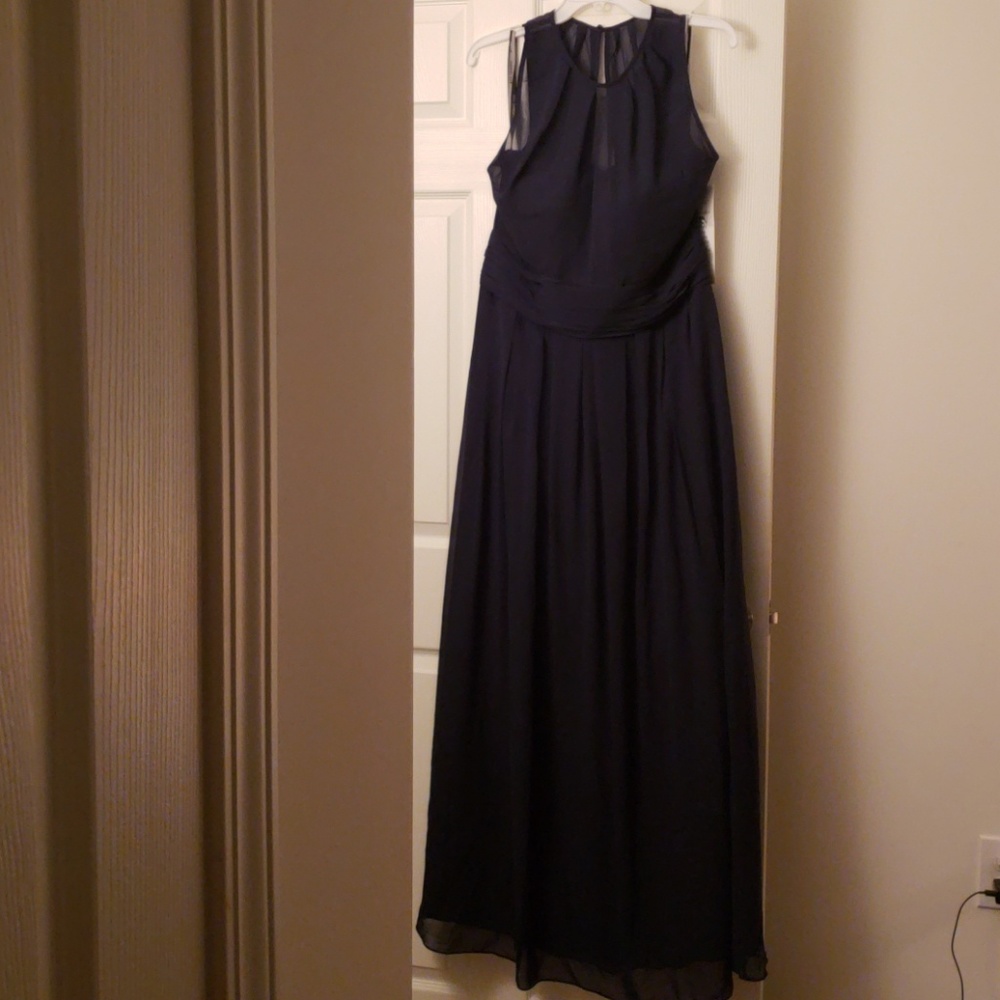 Bill Levkoff Navy Bridesmaid Dress